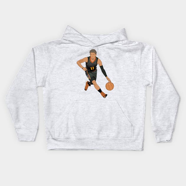 Trae Young - The Ice Trey Kids Hoodie by PennyandPeace
